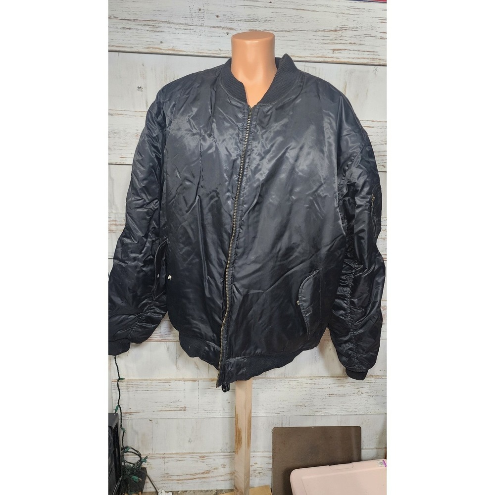 Vintage RPK-2 Flight Black Bomber Jacket